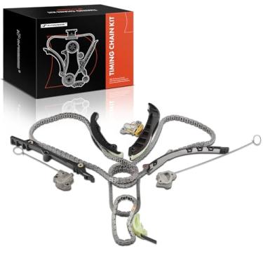 Imagem de A-Premium Kit de corrente de sincronização do motor com tensor e guia compatível com Ram, Jeep, Dodge e Chrysler - 1500, Grand Cherokee, Grand Caravan, carregador, viagem, cidade e campo, 200, Durango