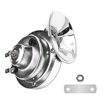 Imagem de Wogomz Buzinas de trem super altas 300DB, buzina única de caracol elétrico de carro de 12 V, buzinas de ar à prova d'água de tom alto baixo para carro, motocicleta, caminhão, bicicleta, barco e