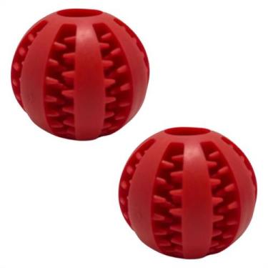 Imagem de Kit 2 Brinquedos Interativo Bola Porta Petiscos Anti Stress - Bretalle