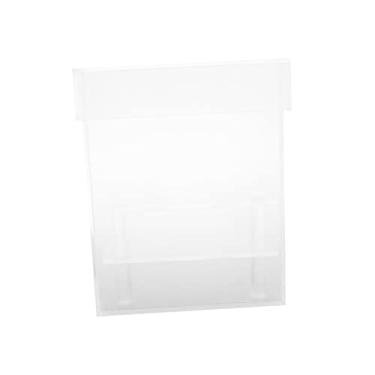 Imagem de ＫＬＫＣＭＳ Vaso de flor de acrílico porta-água ornamento decorativo vaso transparente hidroponia suporte de plantas para presente de dia dos namorados rosas, 12x12x15cm 4 furos