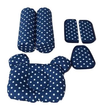 Imagem de Protetor Cinto +Travesseiro Plagiocefalia + Rolo Segura Bebe - Luma Co