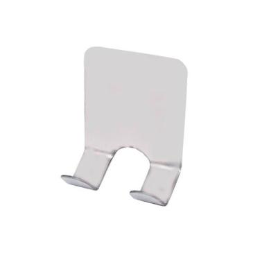 Imagem de Suporte Parede Gancho Cabideiro Organizador Adesivo Inox - LAURINDOS C