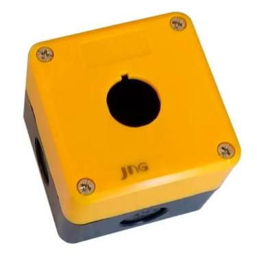 Imagem de Caixa Plastica de Sobrepor Para Botoeira 22,5mm 1 Furo JNG