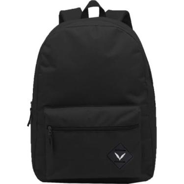 Imagem de Mochila Escolar Básica Juvenil Masculina Unissex Yepp MM9116, Preto