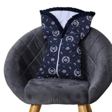 Imagem de Saco de Dormir para Bebê Inverno Estampado Acolchoado com Zíper 100% A