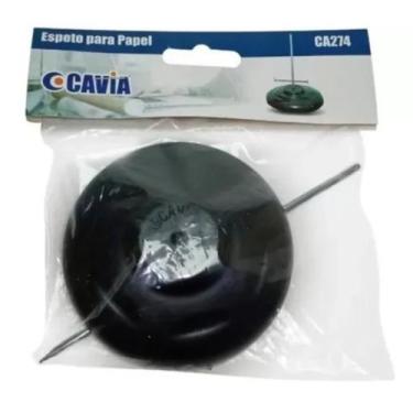Imagem de Kit 10 Espeto Para Fixar Papel Metal Preto Organizador Cavia - Home Go
