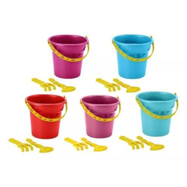 Imagem de 100 kit baldinhos de praia/ aereia - EFRAIM UTILIDADES