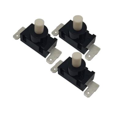 Imagem de Kit com 3 Botão Interruptor Chave Liga Desliga para Aspirador Arno Tri