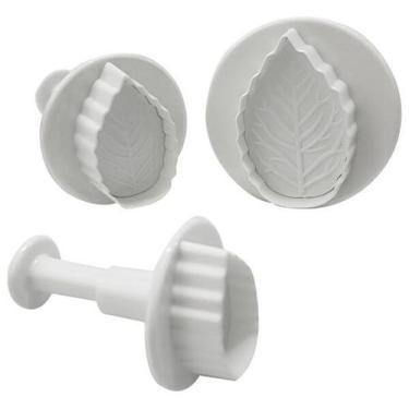 Imagem de Ejetor folhas pequenas p/ doces 3 pçs - prime chef