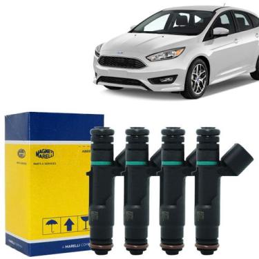 Imagem de 4 bicos injetores ecosport focus fusion  2.0 16v 0280158162 - MAGNETI 