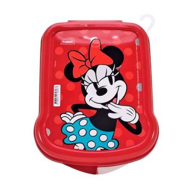 Imagem de Sanduicheira Infantil de Plástico Lancheira Escolar Plasútil, Minnie V