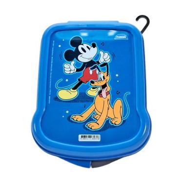 Imagem de Sanduicheira Infantil de Plástico Lancheira Escolar Plasútil, Mickey