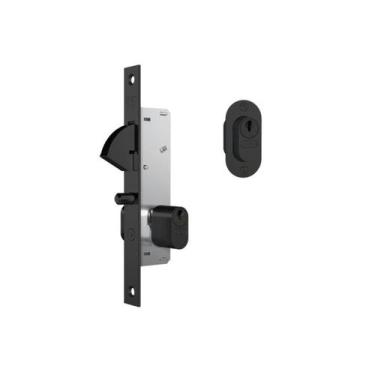 Imagem de Fechadura Porta de Correr Stam Externa 901, Preto