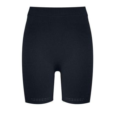 Imagem de Bermuda Fitness Sem Costura Feminina Cós Médio Trifil, Preto, M