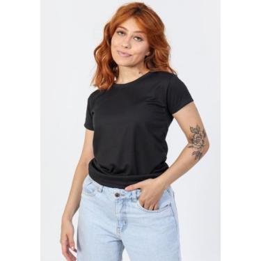 Imagem de Camiseta Dryfit Feminina - Techmalhas, Preto, GG