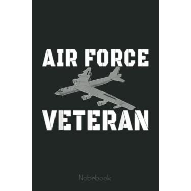 Imagem de Plane Fighter Jet Air Force Veteran Veterans Day 2021 Notebook: US Memorial Day, Journal 6 x 9, 110 Page Blank Lined Paperback Journal/Notebook Gift For Family Friends