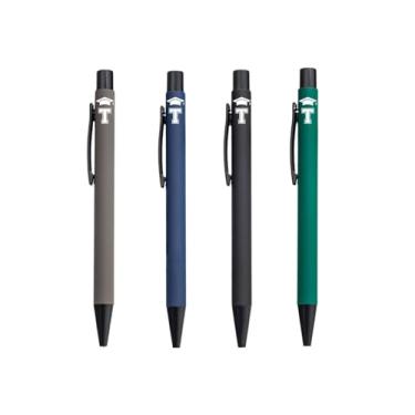 Imagem de Class of 2025, presentes de formatura com inicial, conjunto de 4 canetas esferográficas, canetas inspiradoras engraçadas, ferramentas de escritório para formatura - preta, T