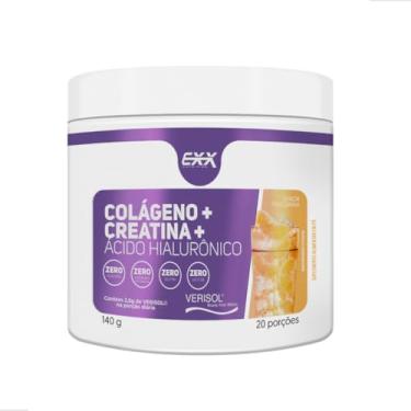 Imagem de Creatina Colágeno e Ácido Hialurônico 140g Suplementos Exx Nutrition (140g, Tangerina)