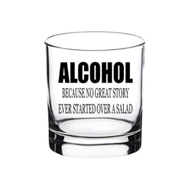 Imagem de Rogue River Tactical Salada de álcool engraçada à moda antiga copo de uísque copo presente para ele homens pai avô