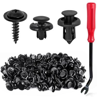 Imagem de Xislet Parafuso de Forro de Casa do Leme 3 Em 1 90114-Se0-000 com Prendedor de Pára-Choque 91503-Sz3-003 Compatível com Honda Acura Accord Civic Mud Flap Fender Forro de Clipes de Retenção de Rebite D