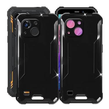 Imagem de HGJTFANY Capa Oukitel WP32 Pro, 2 peças à prova de choque de TPU macio à prova de choque, proteção contra quedas de 360° capa de silicone ultra fina para Oukitel WP32 Pro (6 polegadas) - preta