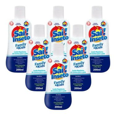 Imagem de Kit Loção Hidratante Repelente Sai Inseto Nutriex Com 6 Unidades De 20