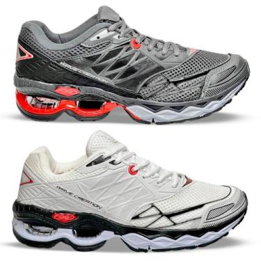 Imagem de Kit 2 Pares Tenis Masculino Esportivo Wave Orks Academia Corrida Confo