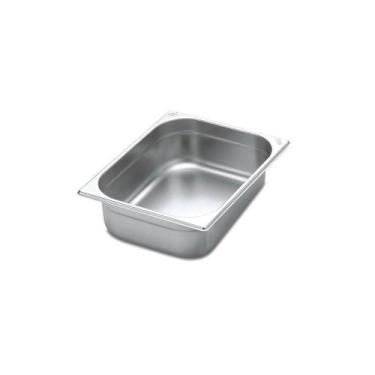 Imagem de Cuba Gastronômica Tramontina 1/2 Em Aço Inox Sem Alças Profundidade 18