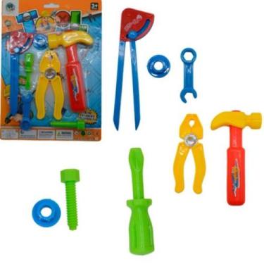 Imagem de Brinquedo Menino Kit Ferramentas Infantil Didático Educativo - Europio