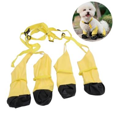 Imagem de Botas de Suspensão para Cães, Perneiras de Bota de Cachorro à Prova D'água Com Alça Auxiliar para Cães Ao Ar Livre (S)