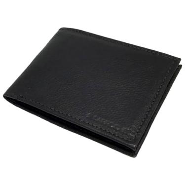 Imagem de Carteira Masculina Couro Ecológico com Porta Cartão Cheque Rg Documento (Branco)