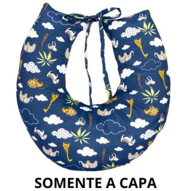 Imagem de Capa de Almofada Amamentação - NoBrand, Safari Marinho