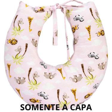 Imagem de Capa de Almofada Amamentação - NoBrand, Safari Rosa