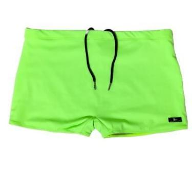 Imagem de Sunga adulto masculina boxer verde neon - Bim Beachwear, G