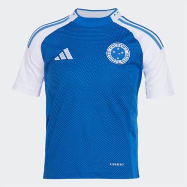 Imagem de Camisa Cruzeiro Infantil I 25/26 s/n Torcedor Adidas, Azul, 7/8A