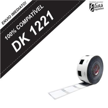 Imagem de 1 Rolo Dk 1221 - Etiqueta Compatível Dk 1221 - ELIAS ETIQUETAS