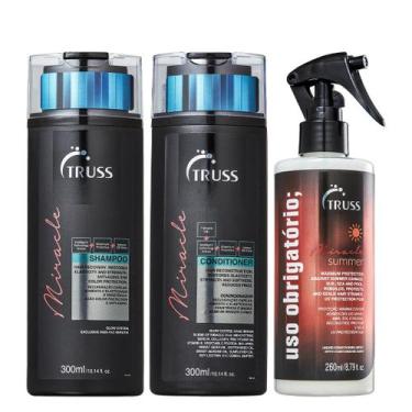 Imagem de Truss Miracle Kit Shampoo Condicionador e Uso Obrigatório Miracle Summ