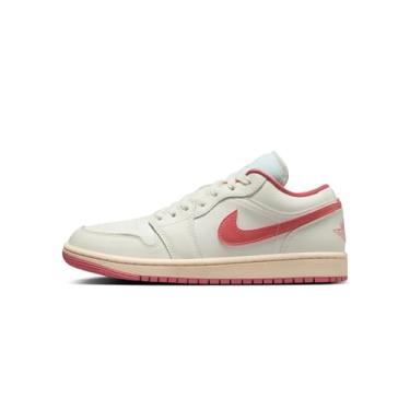 Imagem de Tênis feminino Air Jordan 1 Low (DC0774-109, vela/goiaba/sal rosa), Vela/goiaba/sal rosa, 36