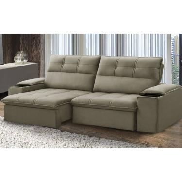 Imagem de Sofá Retrátil Reclinável 2,10m Ferguile França Tc 12001