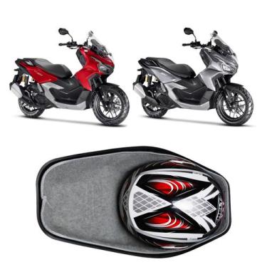 Imagem de Forração Honda ADV 160 Baú Acessório Forro Cinza Scooter - Jaspe Ateli