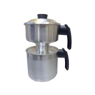 Imagem de Cuscuzeira Individual De Aluminio Símples 12X27