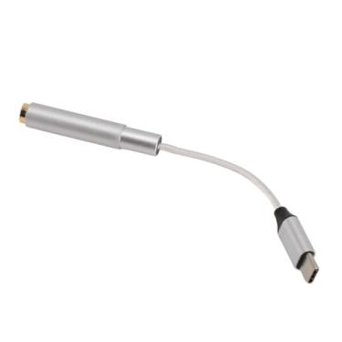 Imagem de ciciglow Adaptador USB tipo C para conector de fone de ouvido fêmea de 2,5 mm 3,5 mm 4,4 mm, Plug and Play, USB C para cabo auxiliar de áudio Dongle para celular, suporta PCM de 32 bits 384 kHz