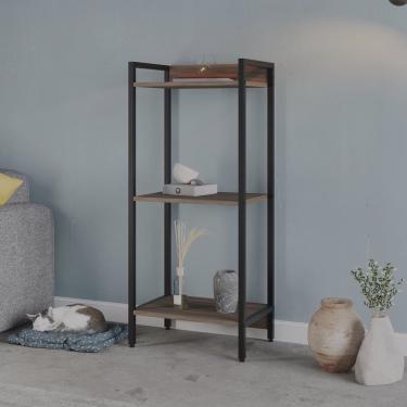 Imagem de Estante para Livros Industrial 3 Prateleiras 104cmx45cm Active Yescasa