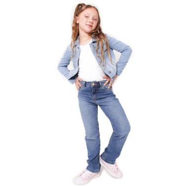 Imagem de Calça Jeans Infantil Menina Reta-Feminino