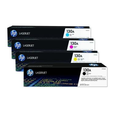 Imagem de Kit Toner Original Hp 130a Cf350a Cf351a Cf352a Cf353a  Laser