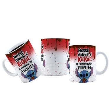 Imagem de Caneca 325ml Páscoa Stitch Amor de Chocolates Ferrero Sonho - LARANJA 