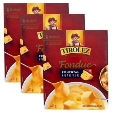 Imagem de Kit 03 Unidades 400g De Fondue De Queijo Emmental Tirolez