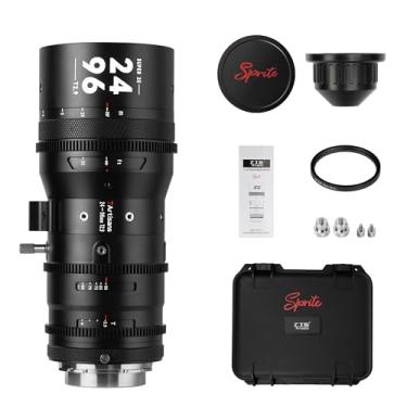 Imagem de 7artisans Spirite Zoom 24 mm-96 mm T2.9 Professional S35 Armação Zoom Zoom Óptico 4X Compatível com Montagem PL
