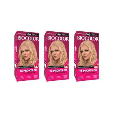 Imagem de Coloraçao Biocolor Creme 10.0 Louro Ultra Cl Exuberante -3Un