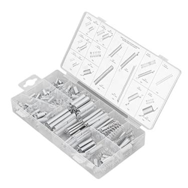 Imagem de 200pcs Spring Extension Compressão Manutenção DIY Conjunto de Acessórios Kit Elasticidade Força Uniforme Força Home Automotivo C75 Aço Galvanizado